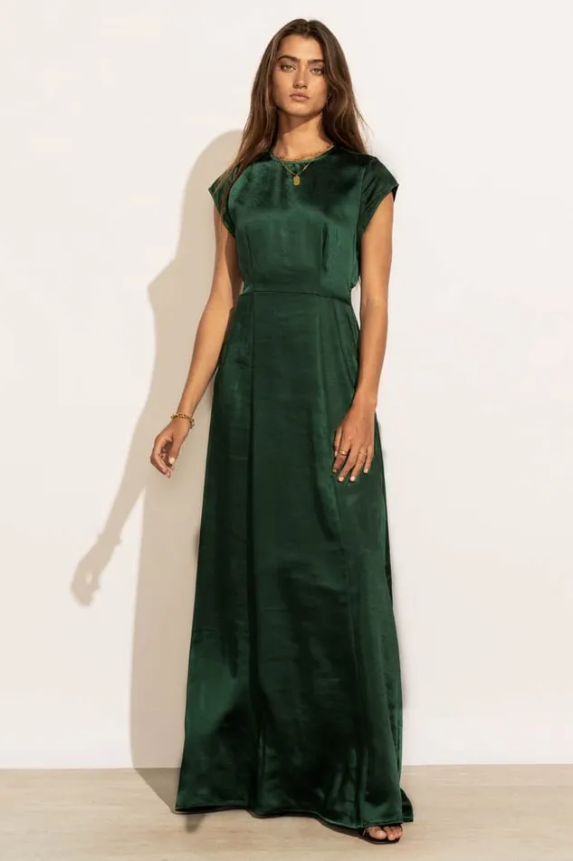Bohme Dresses Lucille Maxi Dress In Emerald 8211 FINAL SALE Emerald 8211 Women