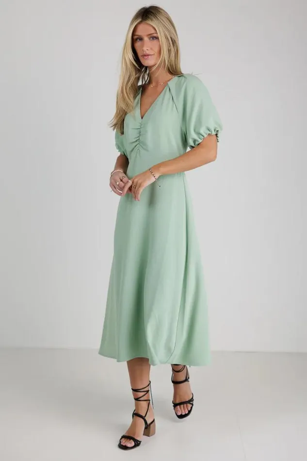 Bohme Dresses Maeve Midi Dress In Mint Mint 8211 Women