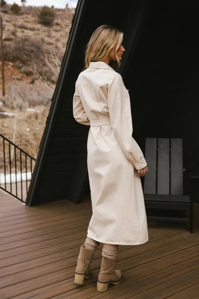 Bohme Dresses Maggie Denim Dress Cream 8211 Women Bohme Dresses Maggie Denim Dress Cream 8211 Women