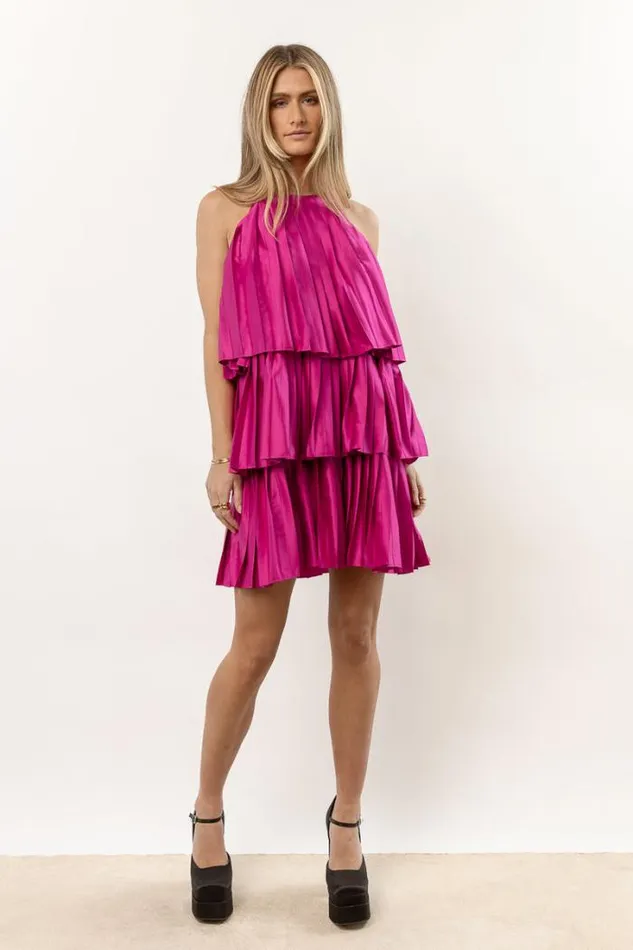 Bohme Dresses Mara Satin Mini Dress In Pink 8211 FINAL SALE Pink 8211 Women Bohme Dresses Mara Satin Mini Dress In Pink 8211 FINAL SALE Pink 8211 Women