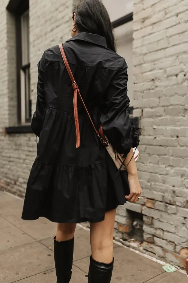 Bohme Dresses Nevada Button Up Dress Black 8211 Women Bohme Dresses Nevada Button Up Dress Black 8211 Women