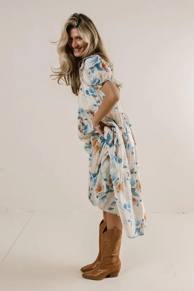 Bohme Dresses Retta Floral Dress Ivory 8211 Women