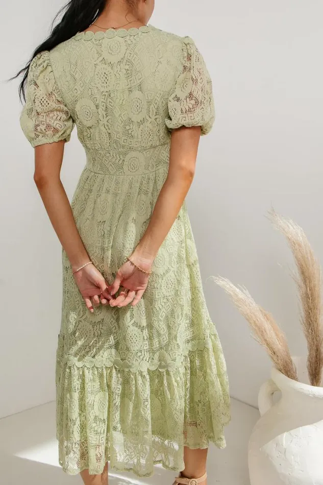 Bohme Dresses Rowan Lace Dress In Sage Sage 8211 Women Bohme Dresses Rowan Lace Dress In Sage Sage 8211 Women