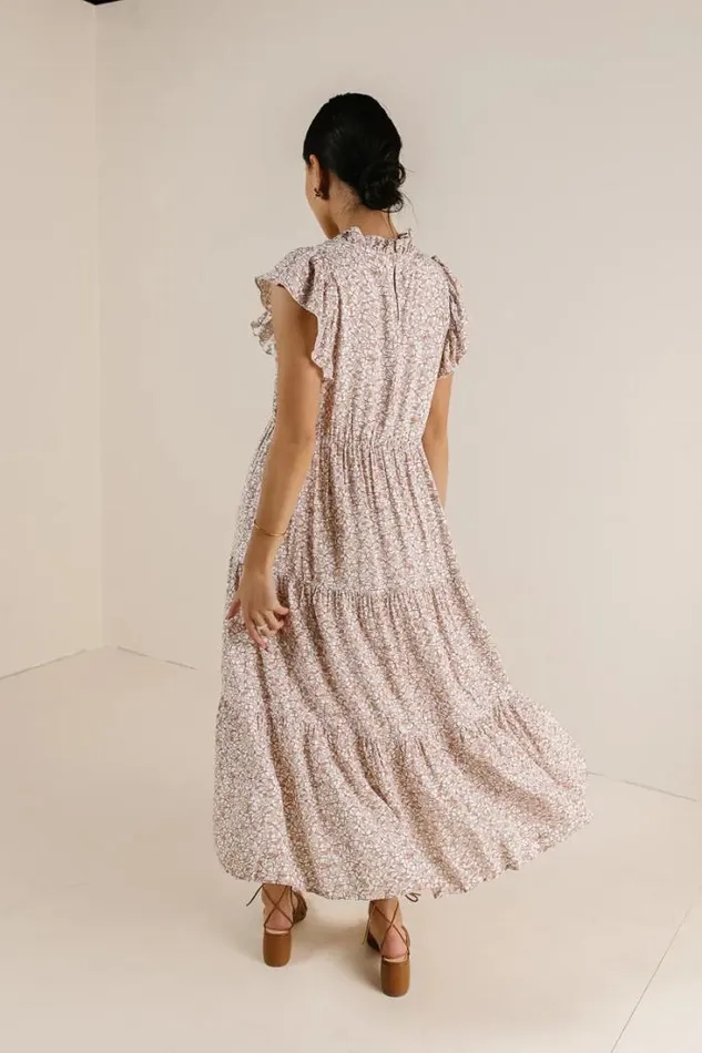 Bohme Dresses Sabyn Floral Dress In Mauve Mauve 8211 Women