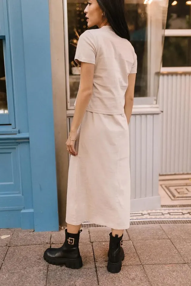 Bohme Dresses Sarah Twofer Dress In Beige Beige 8211 Women Bohme Dresses Sarah Twofer Dress In Beige Beige 8211 Women