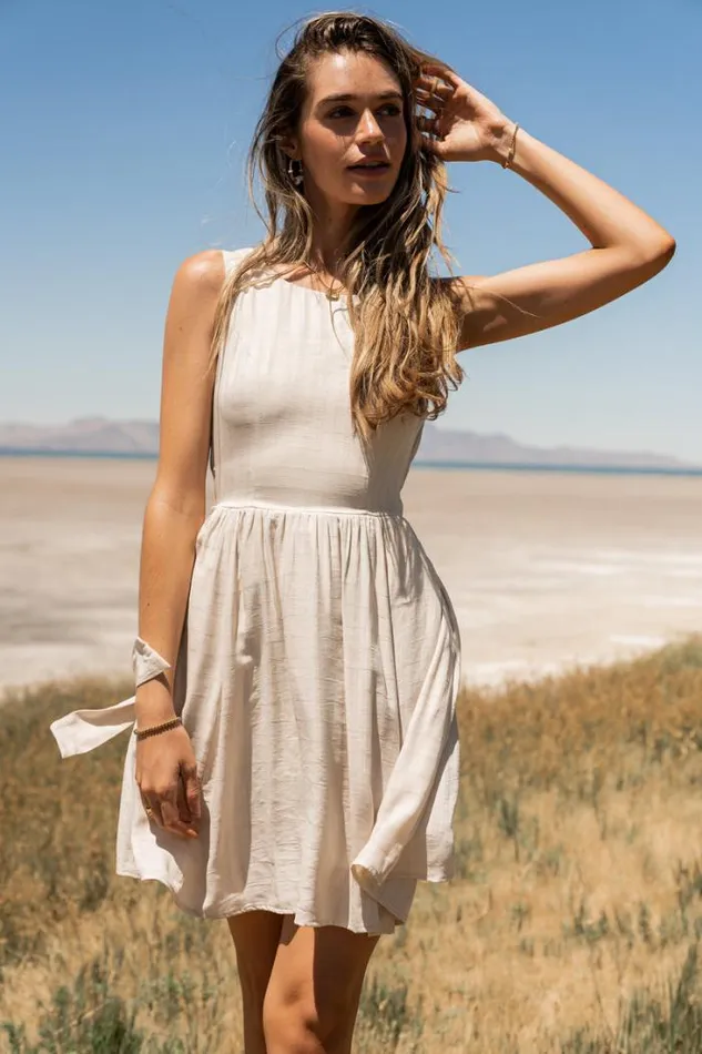 Bohme Dresses Waverly Mini Dress In Natural Natural 8211 Women Bohme Dresses Waverly Mini Dress In Natural Natural 8211 Women