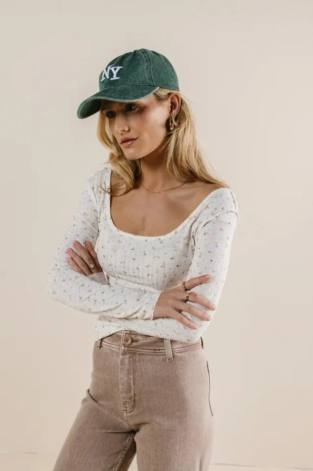 Bohme Hats and Caps NY Baseball Cap In Green Green 8211 Women Bohme Hats and Caps NY Baseball Cap In Green Green 8211 Women