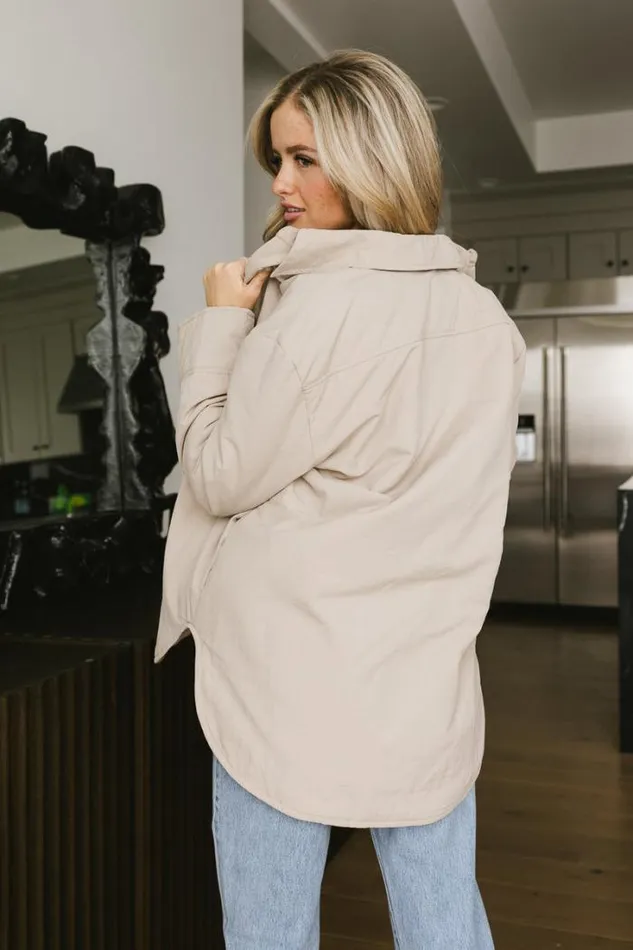 Bohme Jackets and Blazers Parker Oversized Jacket In Taupe Taupe 8211 Women Bohme Jackets and Blazers Parker Oversized Jacket In Taupe Taupe 8211 Women