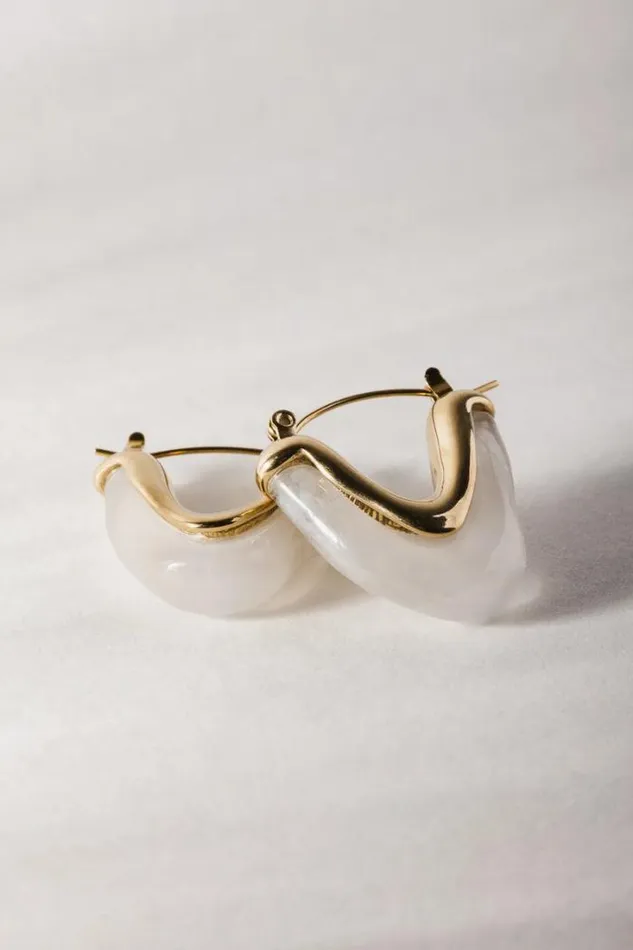 Bohme Jewelry Ariella Earrings In White White 8211 Women Bohme Jewelry Ariella Earrings In White White 8211 Women