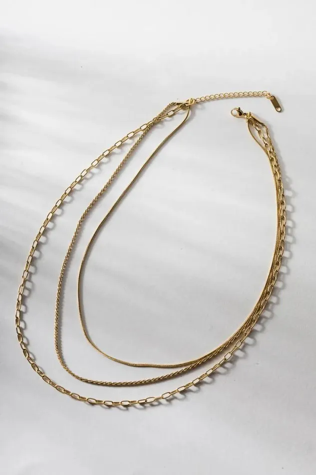 Bohme Jewelry Izzie Layered Necklace In Gold Gold 8211 Women