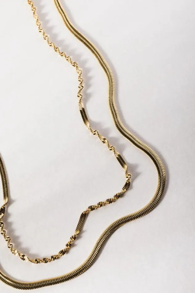 Bohme Jewelry Rosalie Layered Necklace Gold 8211 Women