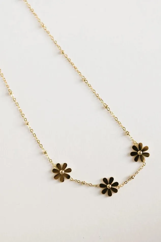 Bohme Jewelry Talia Flower Necklace Gold 8211 Women