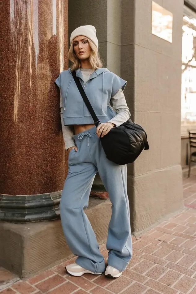 Bohme Loungewear Amy Sweatpants In Blue Blue 8211 Women