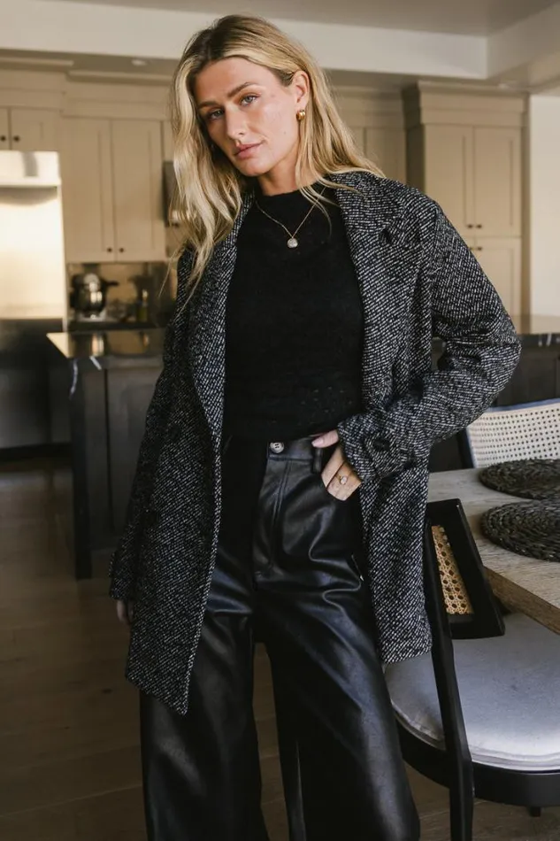 Bohme Outerwear Ava Wool Blend Jacket In Black Black 8211 Women Bohme Outerwear Ava Wool Blend Jacket In Black Black 8211 Women
