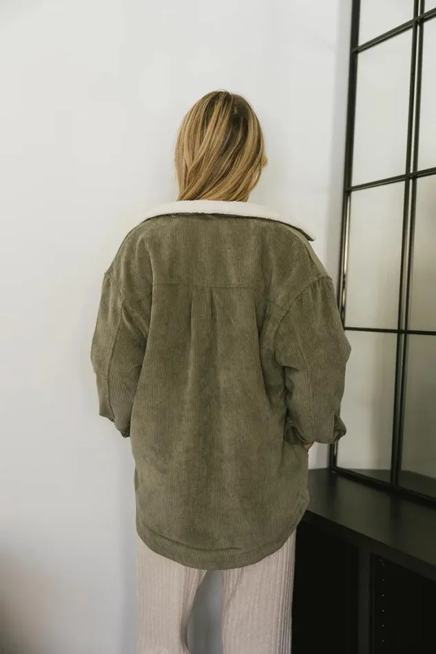 Bohme Outerwear Emilia Corduroy Jacket In Sage 8211 FINAL SALE Sage 8211 Women Bohme Outerwear Emilia Corduroy Jacket In Sage 8211 FINAL SALE Sage 8211 Women