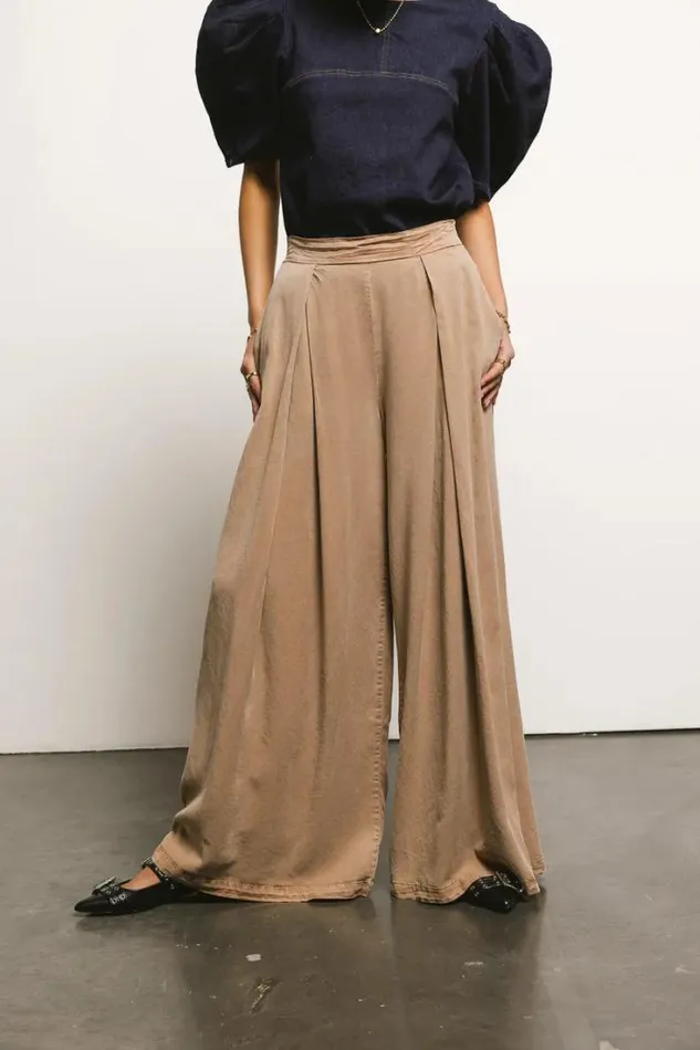 Bohme Pants Katie Wide Leg Pants In Tan Tan 8211 Women Bohme Pants Katie Wide Leg Pants In Tan Tan 8211 Women