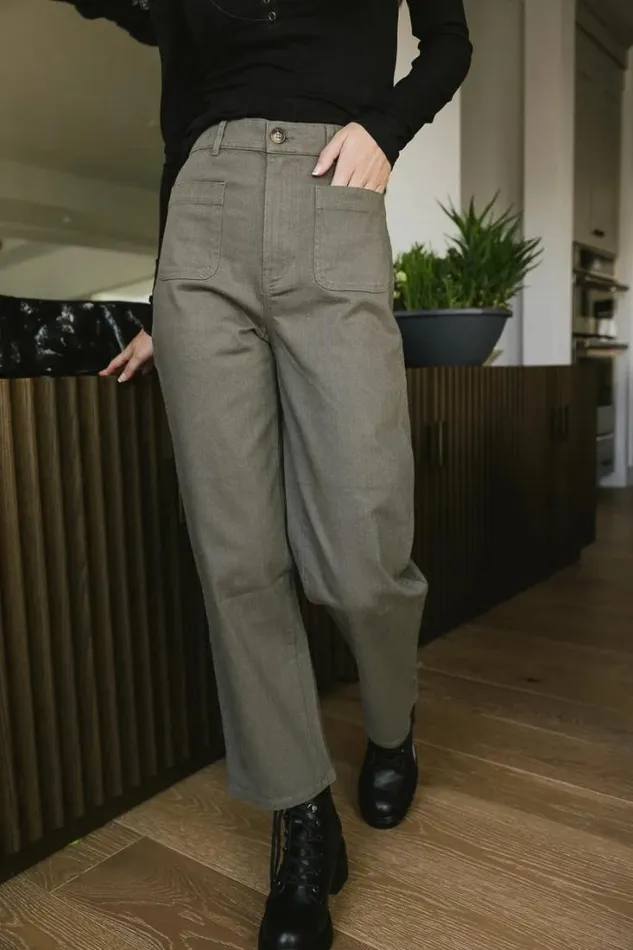 Bohme Pants Magnolia Straight Leg Pants In Grey Grey 8211 Women Bohme Pants Magnolia Straight Leg Pants In Grey Grey 8211 Women