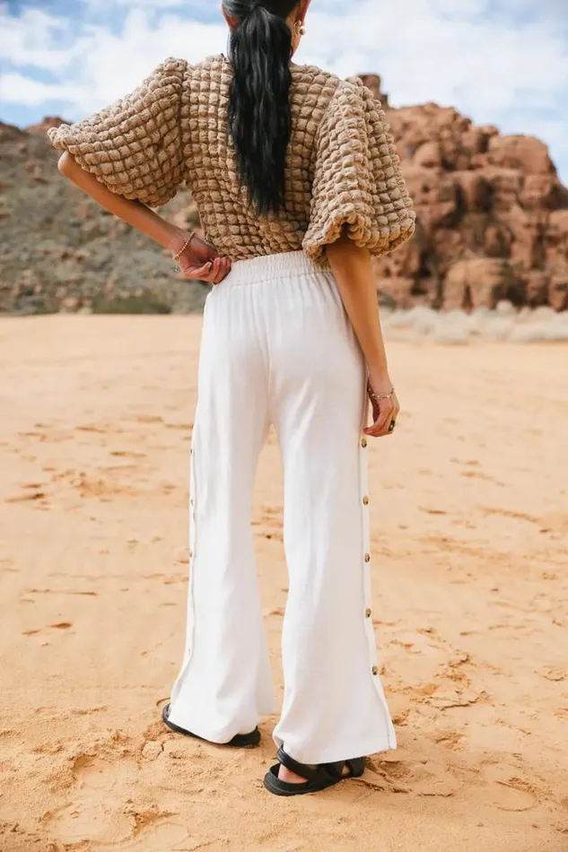 Bohme Pants Rhodes Wide Leg Pants Off White 8211 Women Bohme Pants Rhodes Wide Leg Pants Off White 8211 Women
