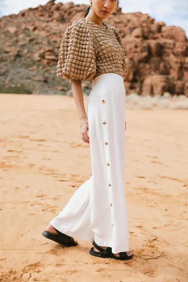 Bohme Pants Rhodes Wide Leg Pants Off White 8211 Women Bohme Pants Rhodes Wide Leg Pants Off White 8211 Women