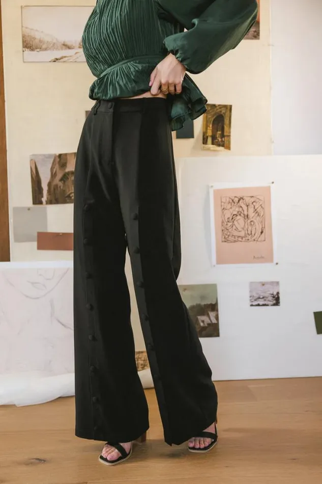 Bohme Pants Sylvie Wide Leg Pants Black 8211 Women Bohme Pants Sylvie Wide Leg Pants Black 8211 Women