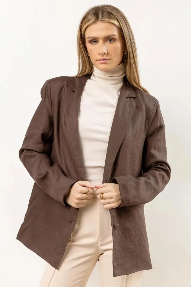 Bohme Sets Adella Blazer In Brown 8211 FINAL SALE Brown 8211 Women
