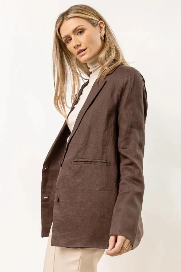 Bohme Sets Adella Blazer In Brown 8211 FINAL SALE Brown 8211 Women
