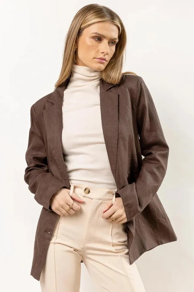 Bohme Sets Adella Blazer In Brown 8211 FINAL SALE Brown 8211 Women