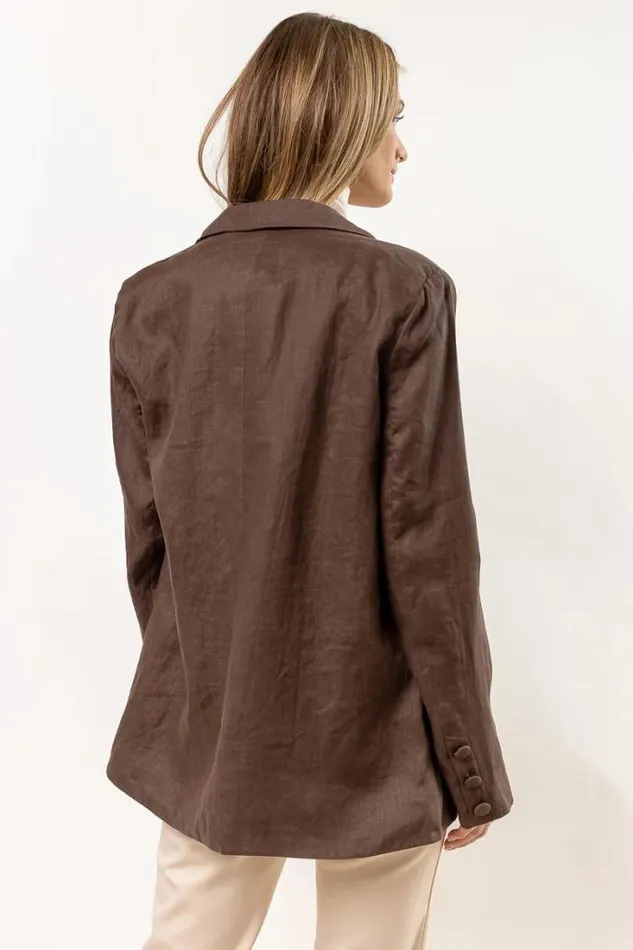 Bohme Sets Adella Blazer In Brown 8211 FINAL SALE Brown 8211 Women
