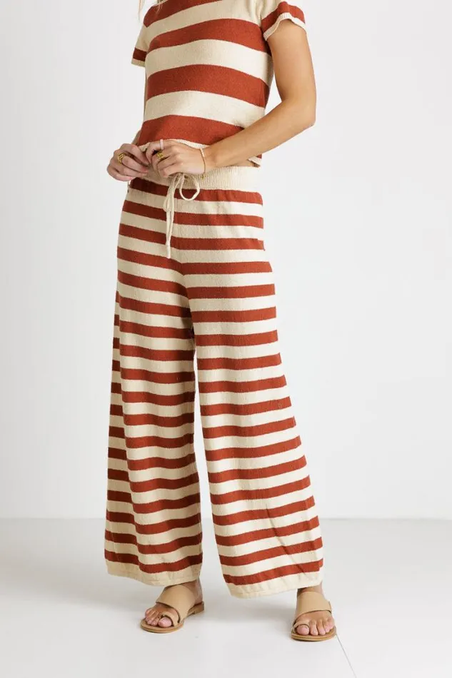 Bohme Sets Charly Striped Pants In Rust Rust 8211 Women Bohme Sets Charly Striped Pants In Rust Rust 8211 Women