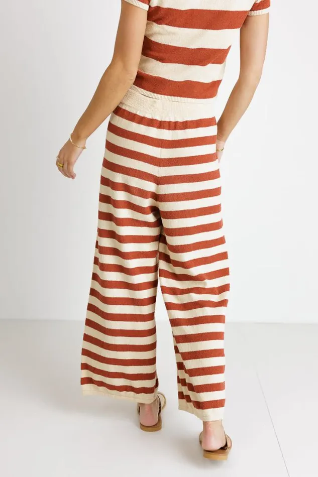 Bohme Sets Charly Striped Pants In Rust Rust 8211 Women Bohme Sets Charly Striped Pants In Rust Rust 8211 Women