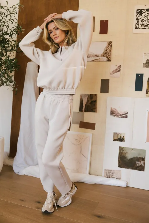 Bohme Sets Parker Sweatpants In Bone Bone 8211 Women