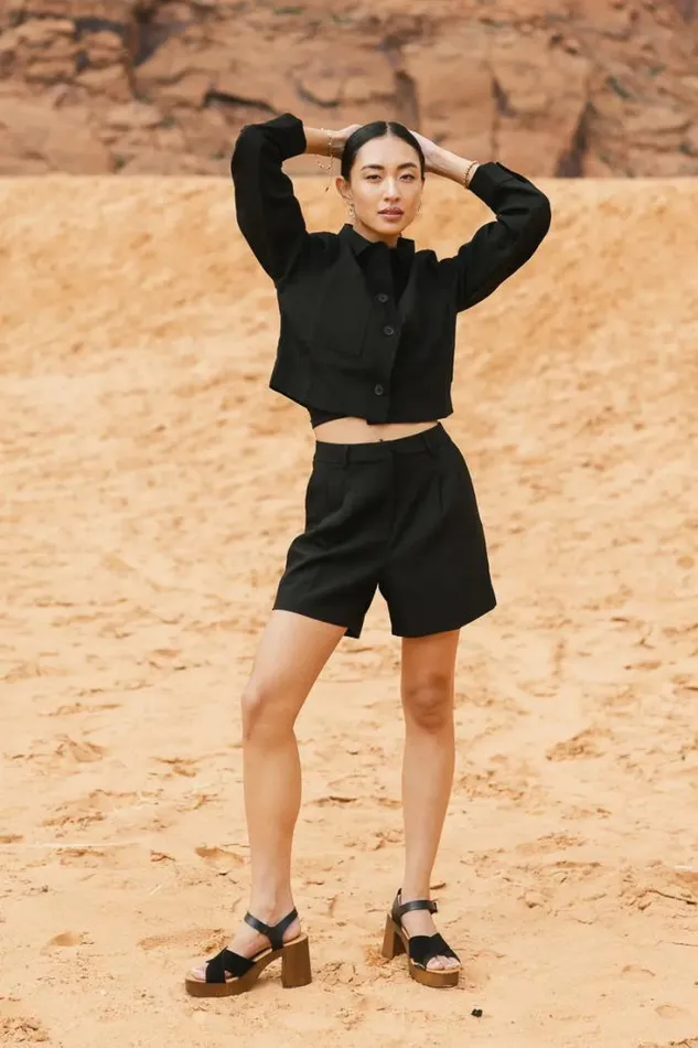 Bohme Sets Waldorf Shorts In Black Black 8211 Women