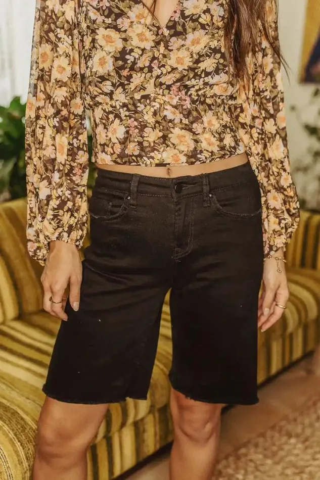 Bohme Shorts Jesslyn Bermuda Shorts Black 8211 Women Bohme Shorts Jesslyn Bermuda Shorts Black 8211 Women