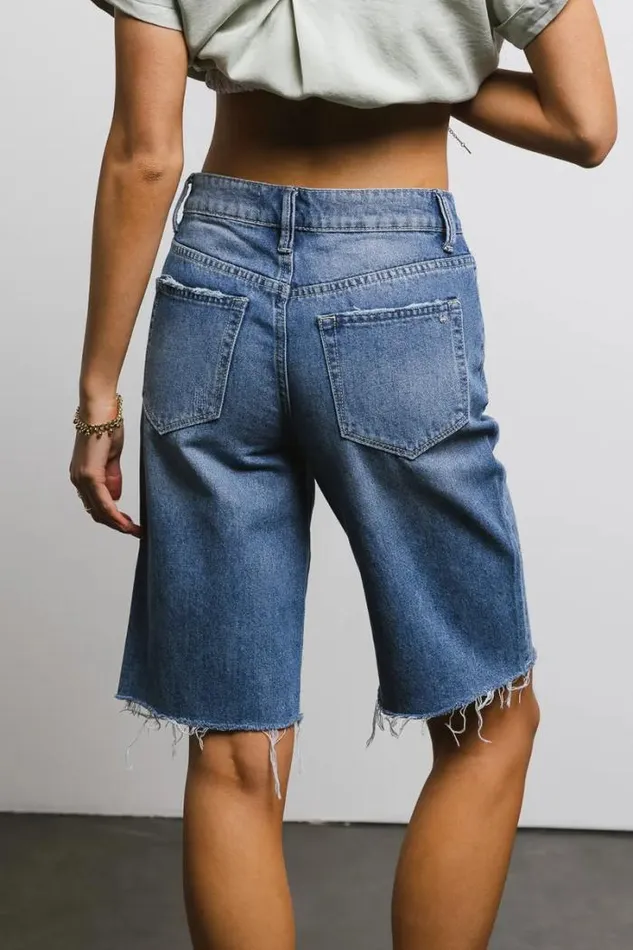 Bohme Shorts Mayra Bermuda Shorts Medium Wash 8211 Women Bohme Shorts Mayra Bermuda Shorts Medium Wash 8211 Women