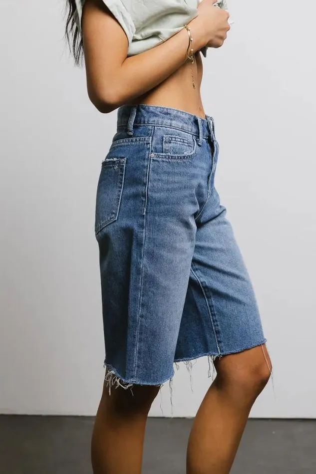 Bohme Shorts Mayra Bermuda Shorts Medium Wash 8211 Women Bohme Shorts Mayra Bermuda Shorts Medium Wash 8211 Women