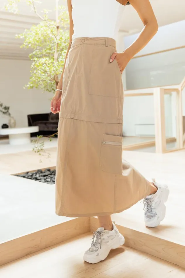 Bohme Skirts Cassie Convertible Skirt 8211 FINAL SALE Tan 8211 Women