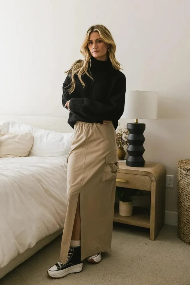 Bohme Skirts Ellie Cargo Skirt In Taupe Taupe 8211 Women