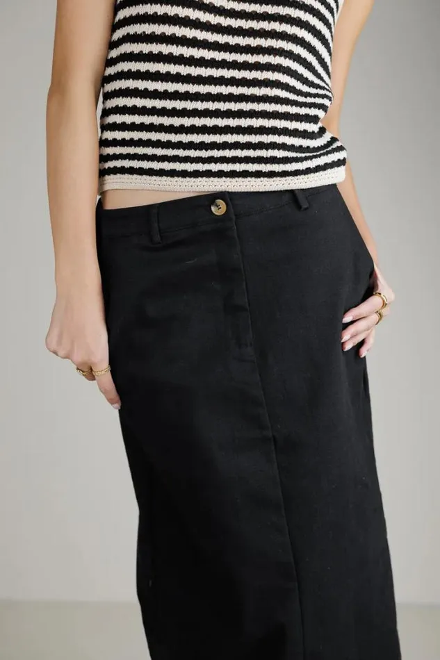 Bohme Skirts Madelynn Skirt In Black Black 8211 Women Bohme Skirts Madelynn Skirt In Black Black 8211 Women