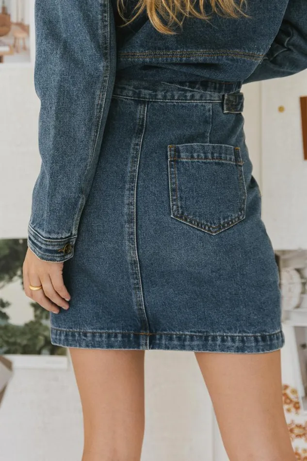 Bohme Skirts Phoenix Denim Skirt Medium Wash 8211 Women Bohme Skirts Phoenix Denim Skirt Medium Wash 8211 Women