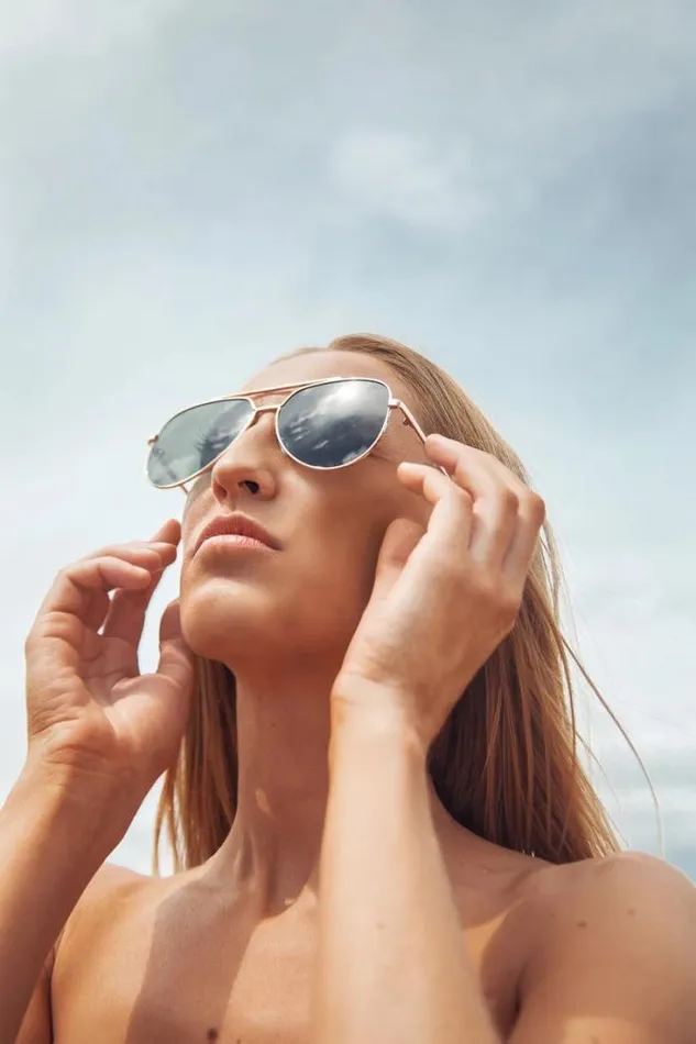Bohme Sunglasses Billie Aviator Sunglasses In Medium Gold 8211 Women Bohme Sunglasses Billie Aviator Sunglasses In Medium Gold 8211 Women