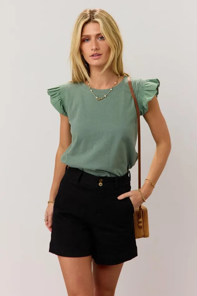 Bohme Tees and Tanks Kindra Knit Top In Teal Teal 8211 Women Bohme Tees and Tanks Kindra Knit Top In Teal Teal 8211 Women