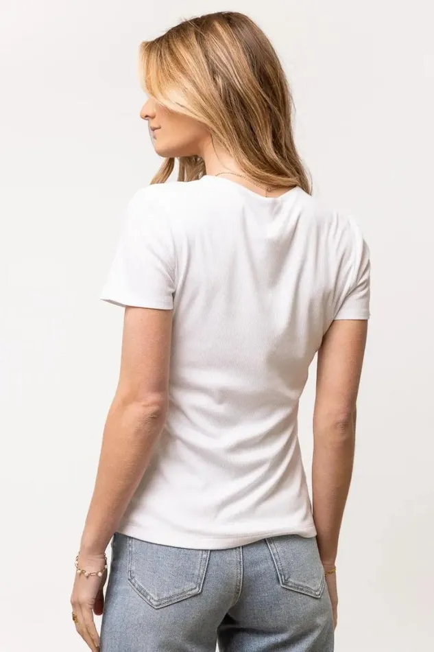 Bohme Tees and Tanks Rickie Top In Off White 8211 FINAL SALE Off White 8211 Women Bohme Tees and Tanks Rickie Top In Off White 8211 FINAL SALE Off White 8211 Women