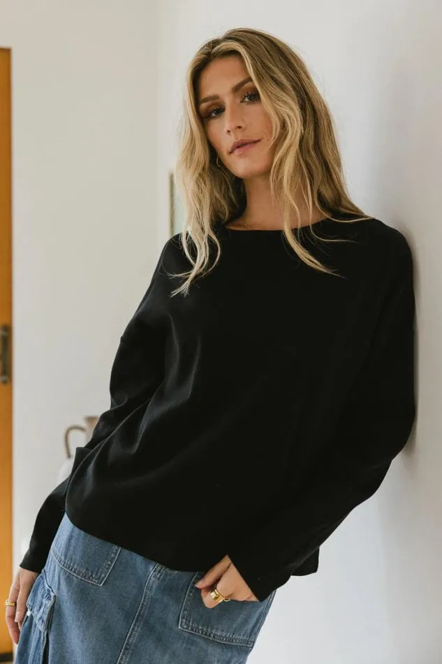 Bohme Tops Alana Top In Black Black 8211 Women Bohme Tops Alana Top In Black Black 8211 Women