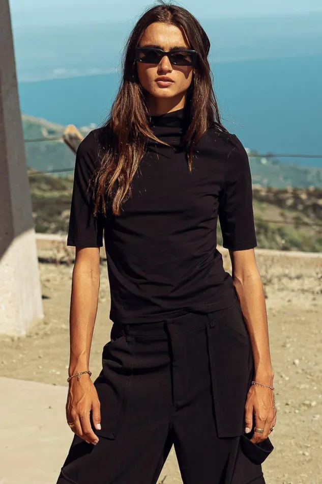 Bohme Tops Ashley Top In Black Black 8211 Women