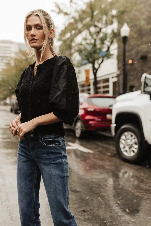 Bohme Tops Avery Crochet Cardigan In Black Black 8211 Women Bohme Tops Avery Crochet Cardigan In Black Black 8211 Women