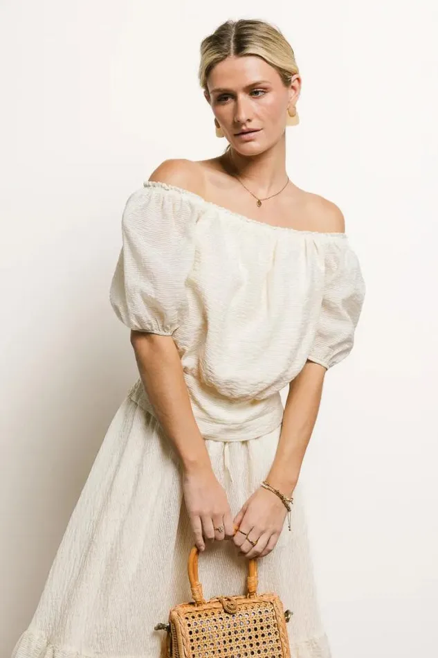Bohme Tops Caroline Striped Blouse Yellow 8211 Women