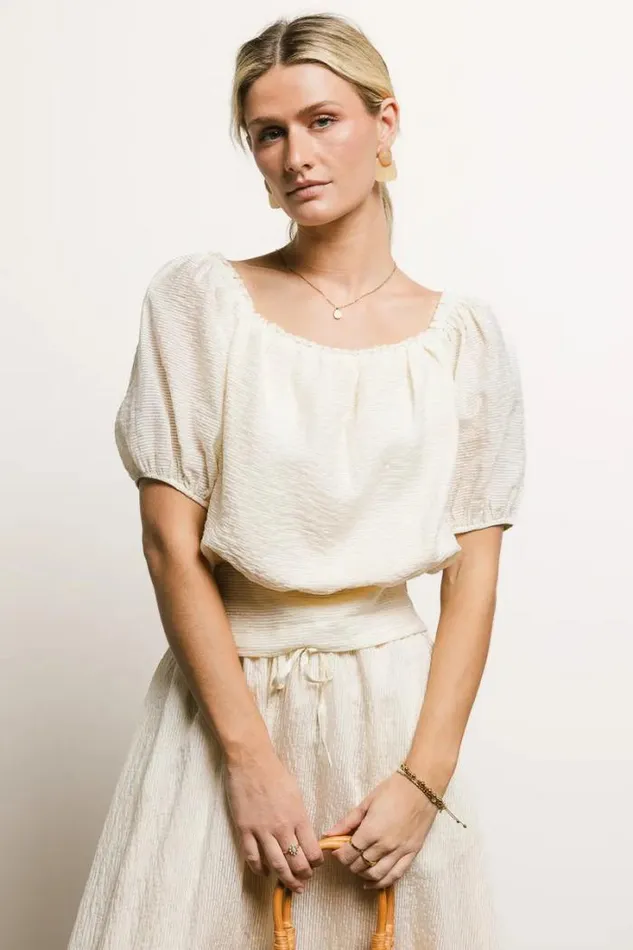 Bohme Tops Caroline Striped Blouse Yellow 8211 Women Bohme Tops Caroline Striped Blouse Yellow 8211 Women