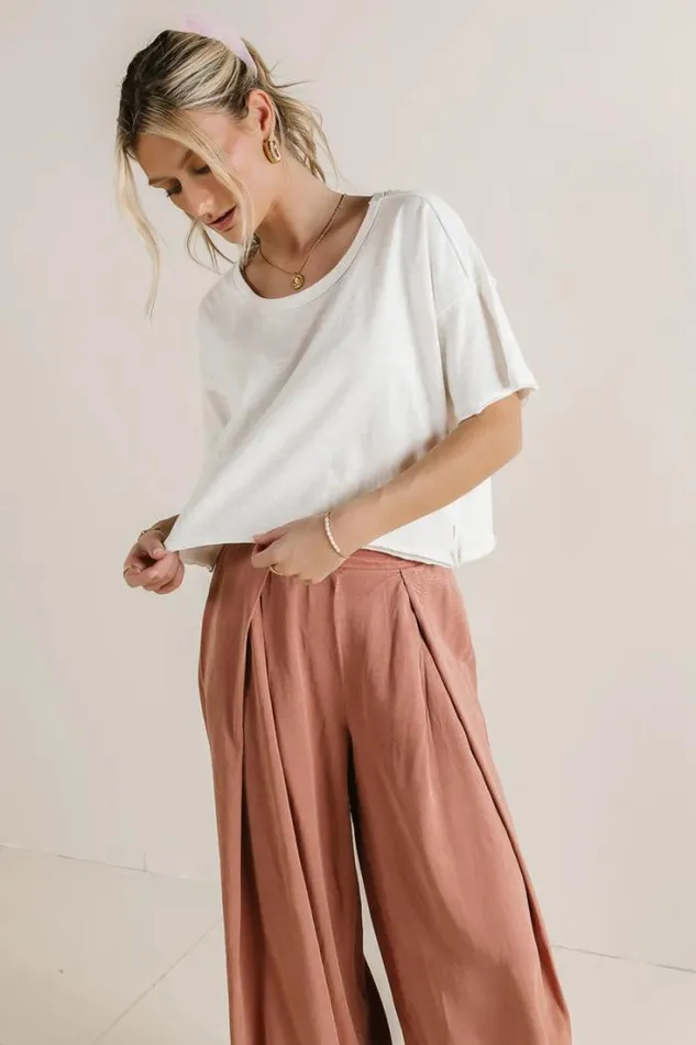 Bohme Tops Celine Cropped TShirt In Off White Off White 8211 Women Bohme Tops Celine Cropped TShirt In Off White Off White 8211 Women