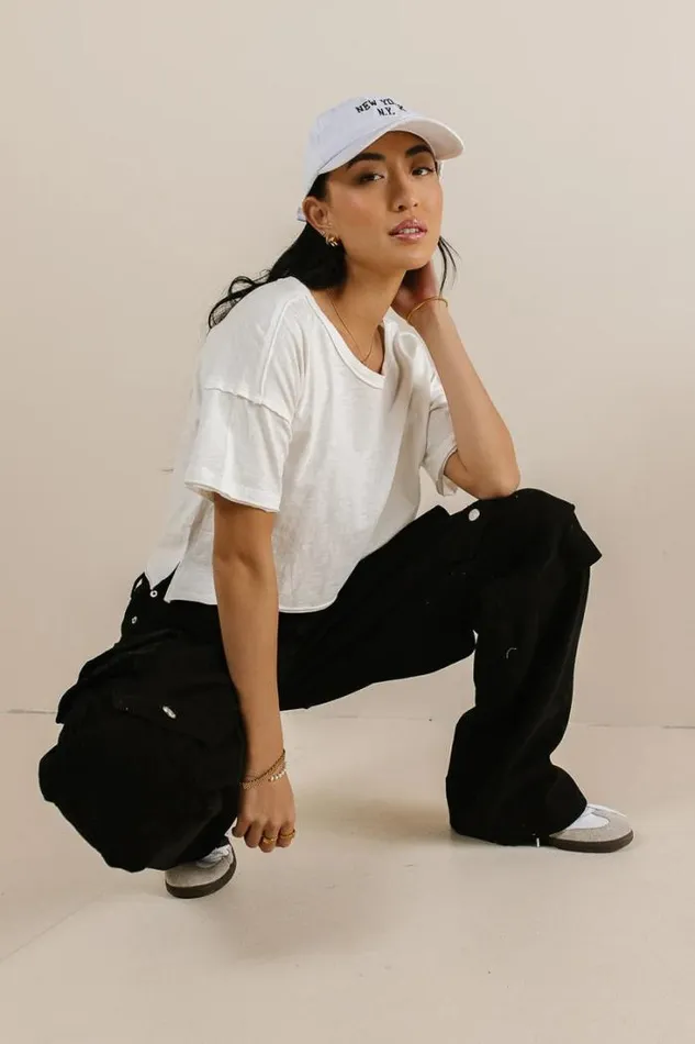 Bohme Tops Celine Cropped TShirt In Off White Off White 8211 Women Bohme Tops Celine Cropped TShirt In Off White Off White 8211 Women