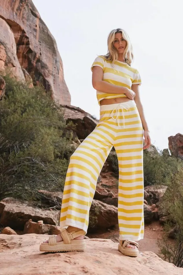 Bohme Tops Charly Striped Top In Yellow Yellow 8211 Women Bohme Tops Charly Striped Top In Yellow Yellow 8211 Women